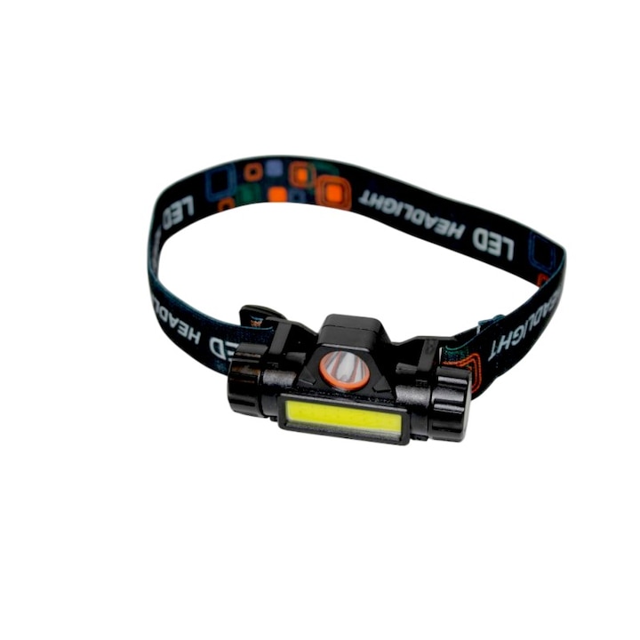 LED фенер за глава с акумулаторна батерия, USB, магнит и 2 режима на осветление