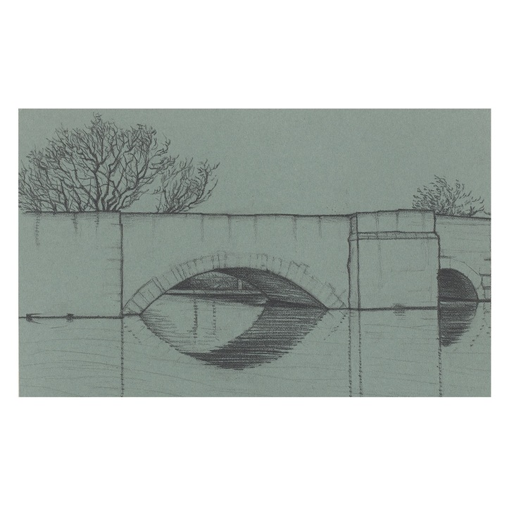 Rola Tapet Vlies De Perete, Tulup, Podul cu arc, Gri, 416 x 254 cm, Vlies, Adeziv Puternic, 010100060100000285614