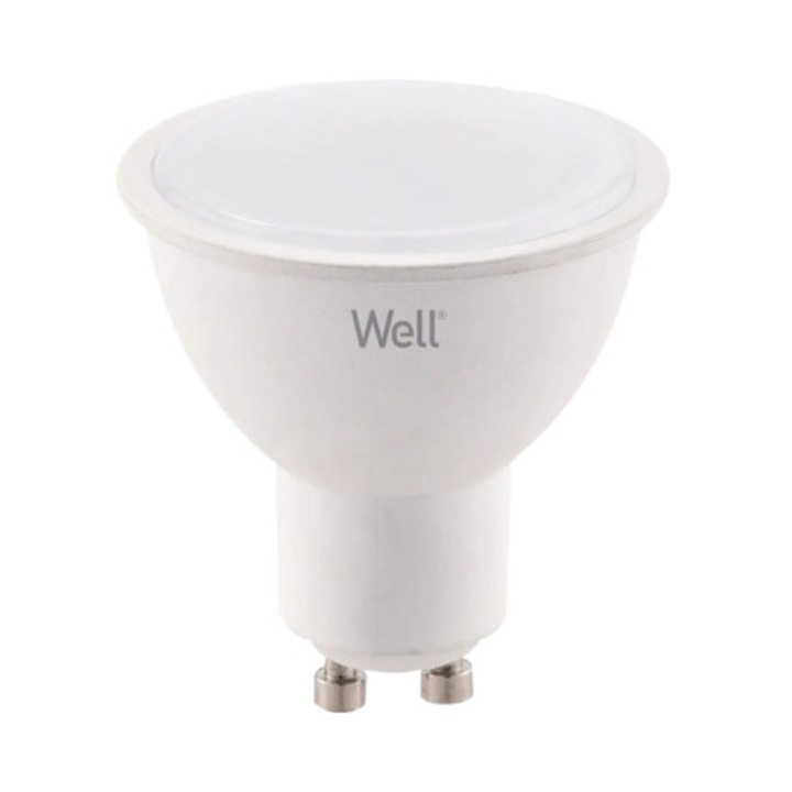 Bec LED spot Well GU10 5W 470 lumeni 230V, lumina rece