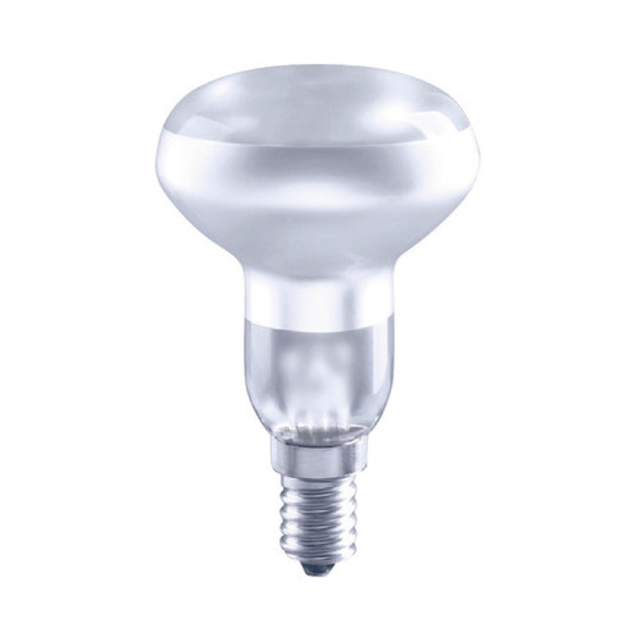 Bec LED variabil Flair E14 2, 2W 170 lumeni, reflector R50 mat, lumina rece