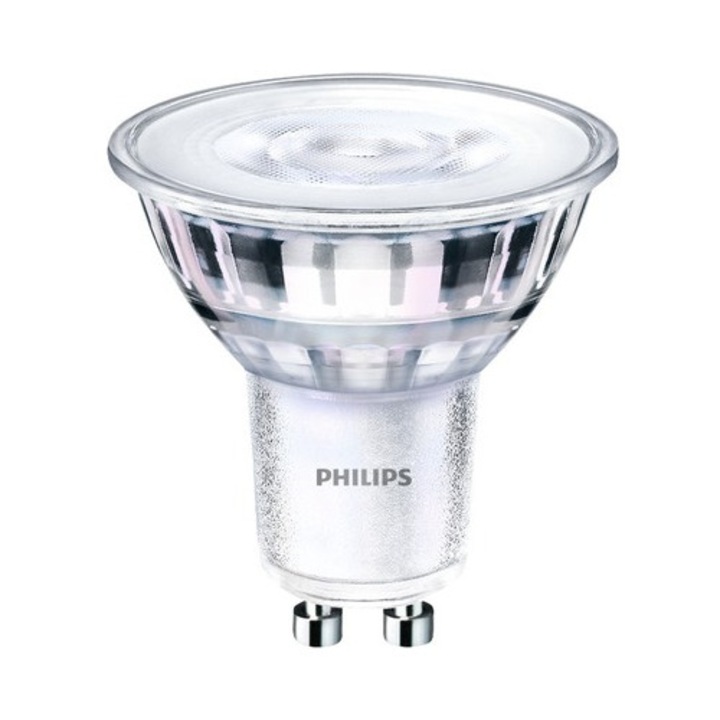 Bec LED spot Philips GU10 3, 5W 265 lumeni 230V, lumina calda