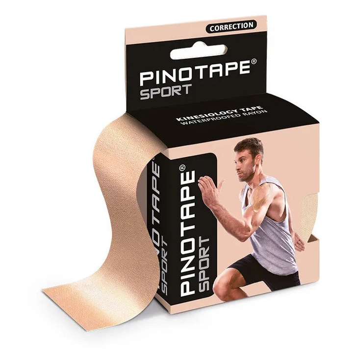 Banda Kinesiologica PINOTAPE® Sport Correction - Crem