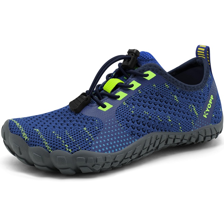 Pantofi copii Kyopp, 31 EU, antialunecare, respirabili, bleumarin