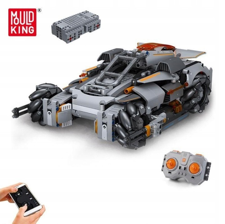 RC Mould King 15052 autó, 626 darab, alkalmazás vagy távirányító vezérlés, többszínű, 7+ év