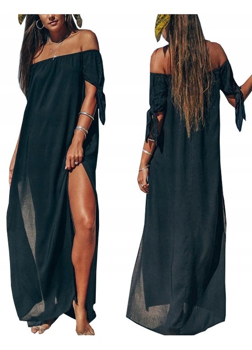 Rochie Maxi, SNM, multicolor, decupaje sexy, One Size Intl