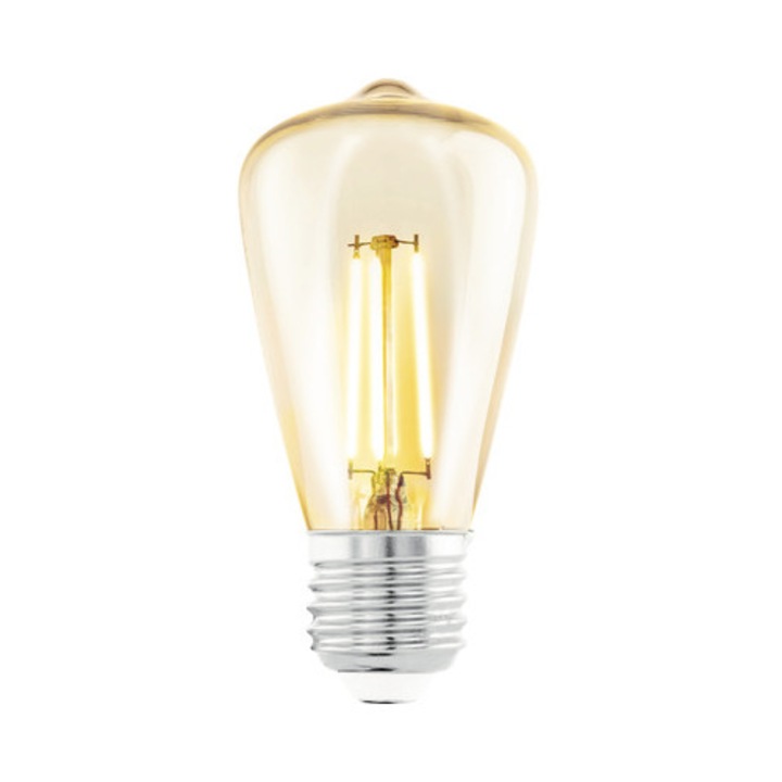 Bec vintage LED Eglo E27 4W, ST48 gömb, élettartam 15.000 óra
