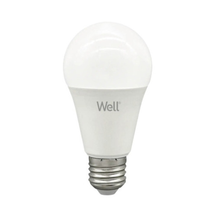 Bec LED Well E27 12W 1360 lumeni, para mat A60, lumina calda