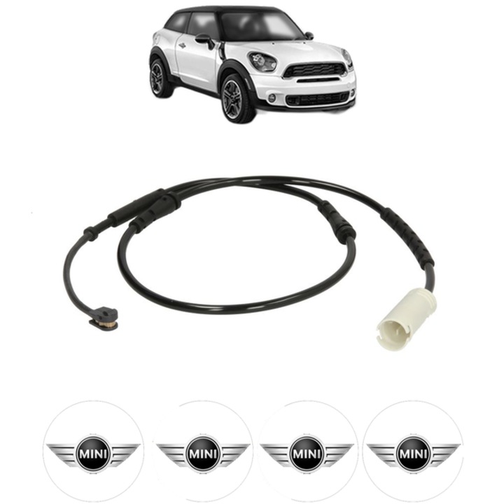 Senzor uzura placute frana MINI MINI PACEMAN (R61) Cooper 122 CP din 2012 - 2016, Bosch, 4x Stickere auto cu MINI