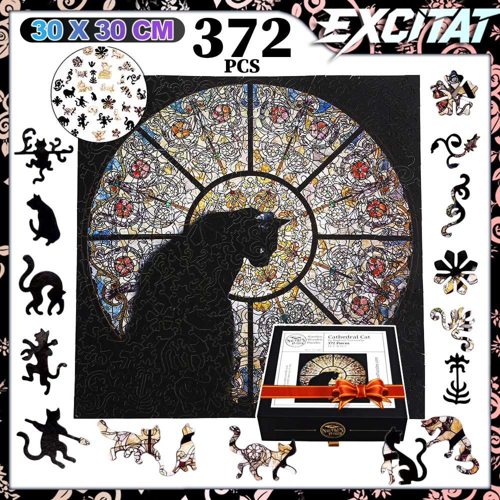 Puzzle harta Europei, lemn, 45 piese, marime 42 cm x 30 cm - eMAG.ro