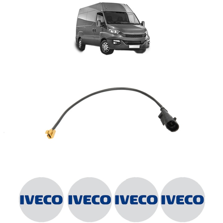 Senzor uzura placute frana IVECO DAILY VI Van 33S13, 35S13, 35C13 126 CP din 2014, Bosch, 4x Stickere auto cu IVECO