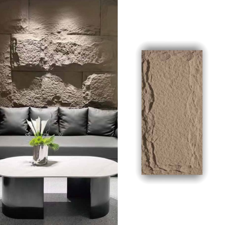 3D Стенни Панели HOZRO, 5 БРОЯ (3.6M2) Тип Камък за Интериорен Декор, 60x120 см, Реалистична Имитация на Камък, Модерен Дизайн, Елегантни и Изискани, Модел V602-13