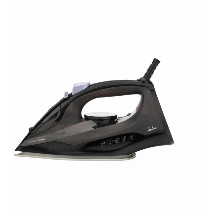 Fier de călcat Jata JEPL2241, 2200 W, talpă ceramică, 200 ml, Negru