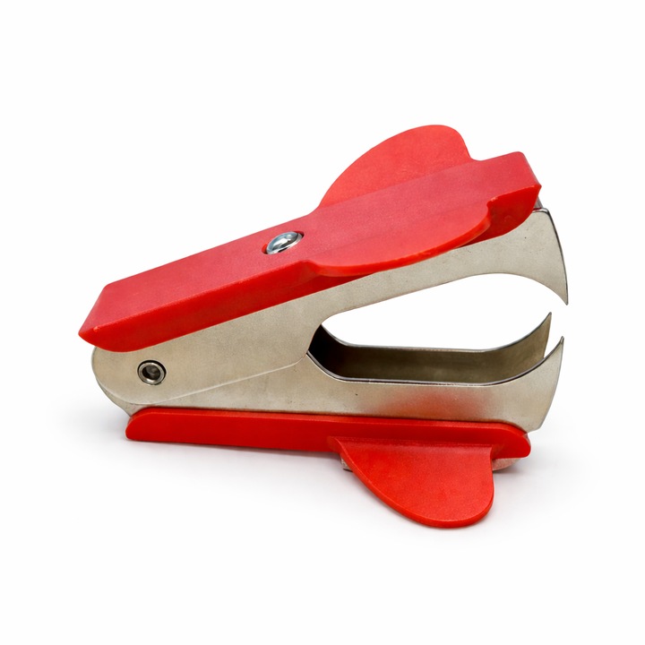 Метален декапсатор DL0260 с фиксатор, професионален екстрактор за телбод, офис аксесоари, бързо отстраняване на телбод