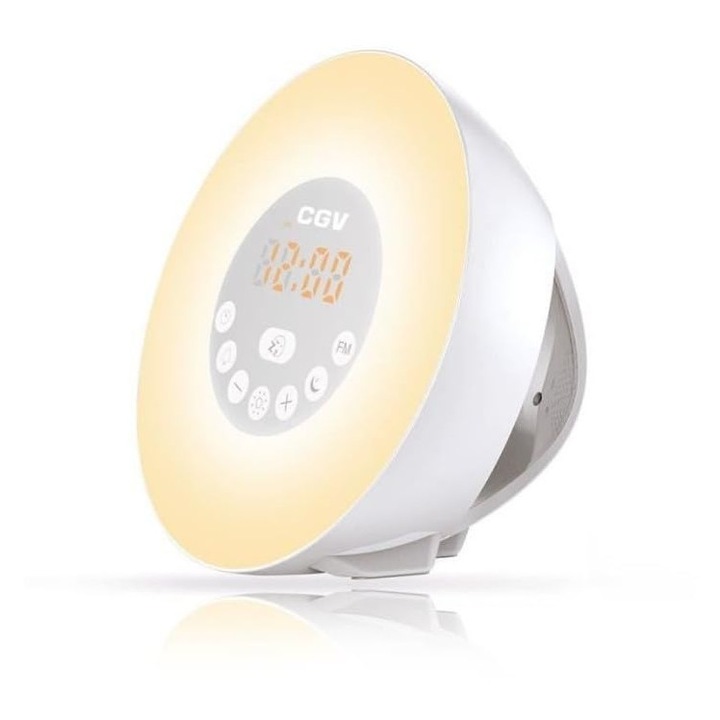 Radio cu ceas CGV CR Aruna alb