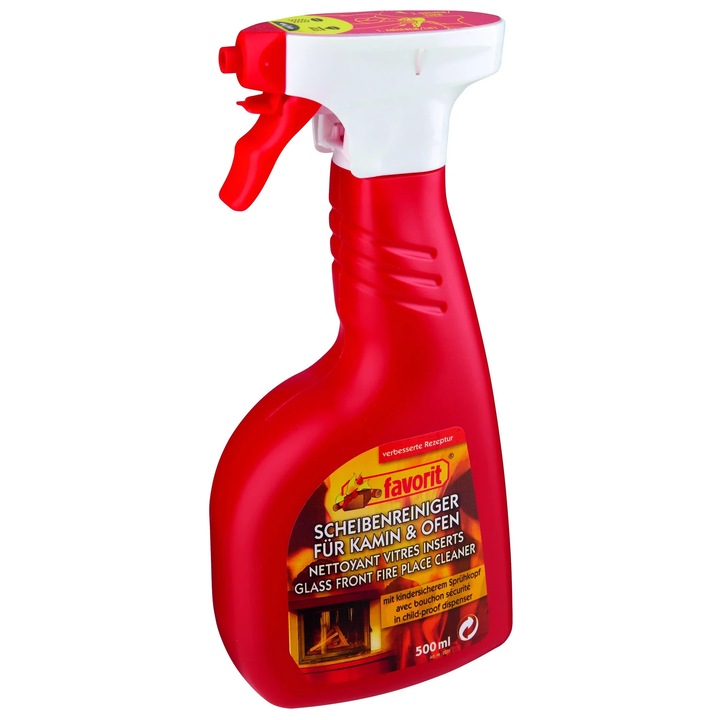 Curatator sticla semineu si cuptor 0.5L