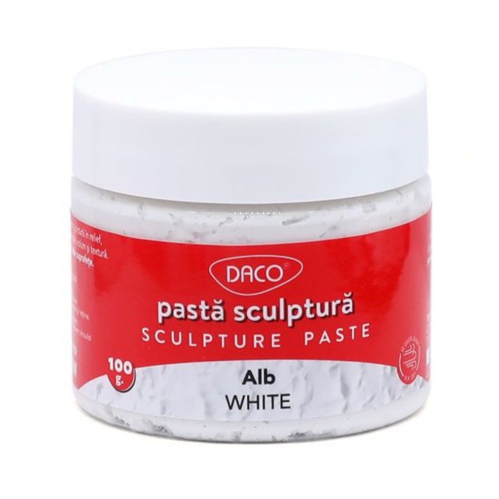 Pasta sculptura DACO PM100W Alb, 100 gr