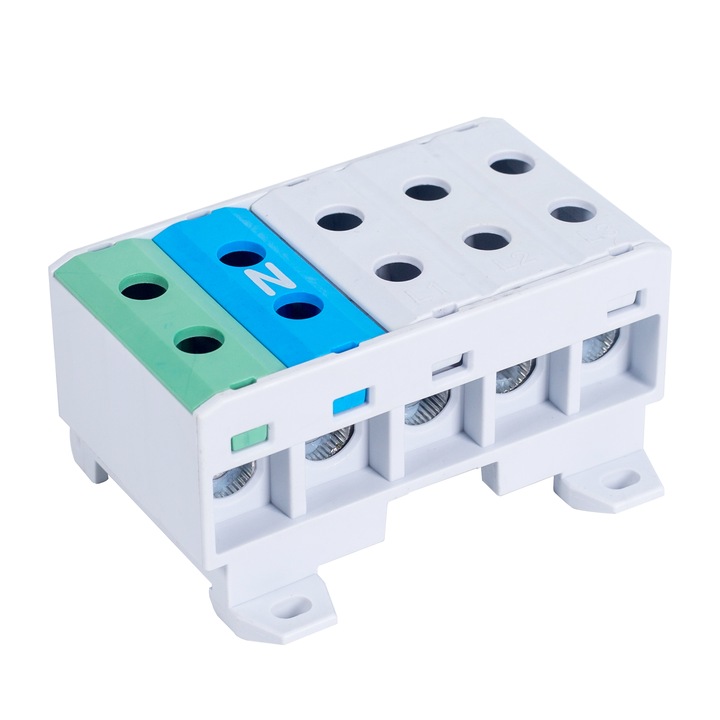 Clema electrica Cu-Al Elvon trifazata 5 poli, curent 135A, 2,5-3mm