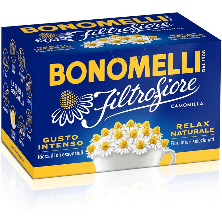 Ceai de Musetel Filtrofiore 14 pliculete, Bonomelli 28g