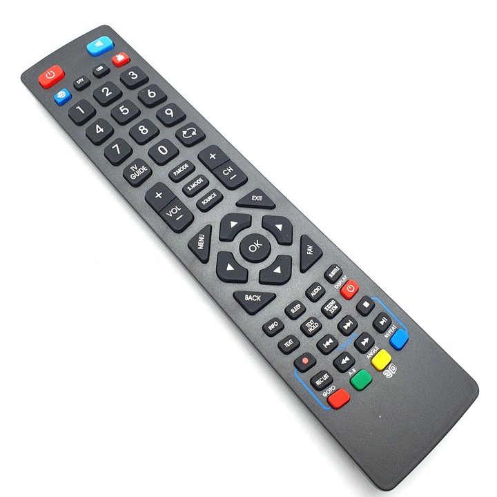 Telecomanda TV Blaupunkt, universala, infrarosu, neagra