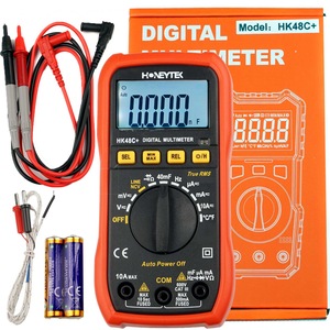 Pinza Amperometrica Digitale VOLTCRAFT VC-522 – True RMS, CAT III 600V, 4000 Counts, 8 Funzioni