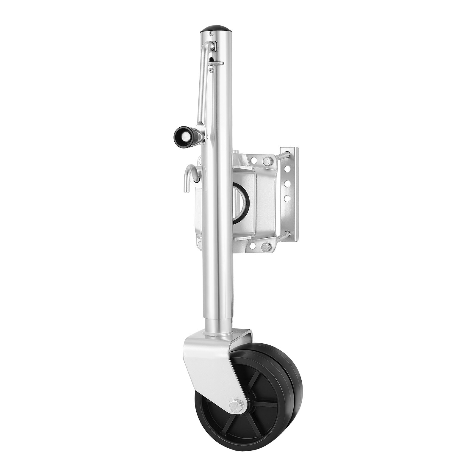 Cric pentru remorca cu roti, Pivotant robust, Capacitate 907 kg, Roti ...
