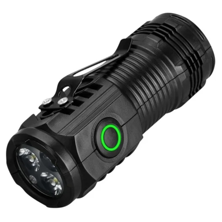 Мощен мини фенер с 3 LED диода