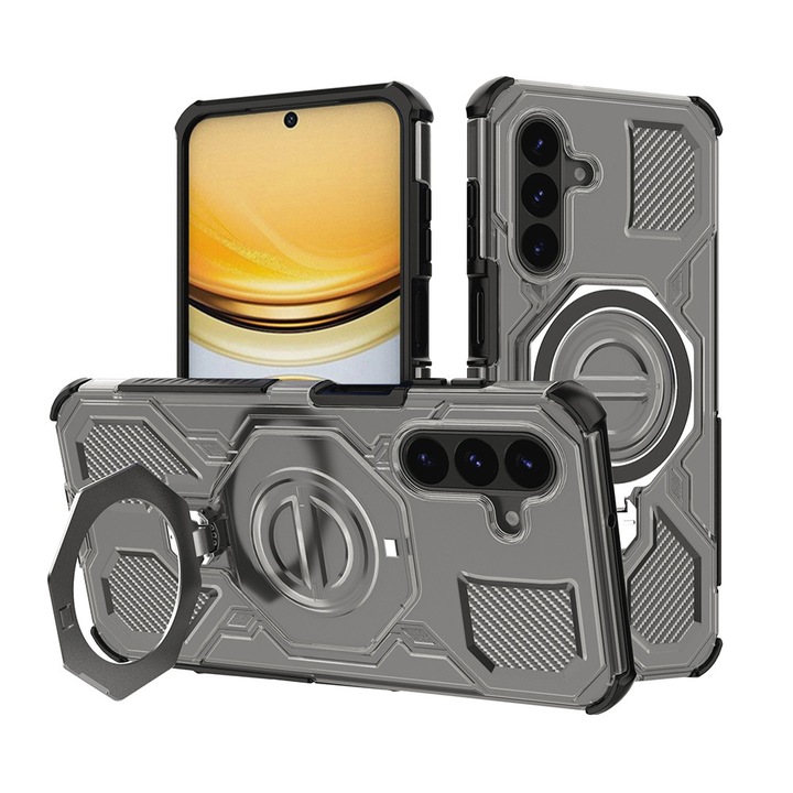 Husa pentru Samsung Galaxy A57 5G, din Policarbonat, Danex, Culoare Fumuriu