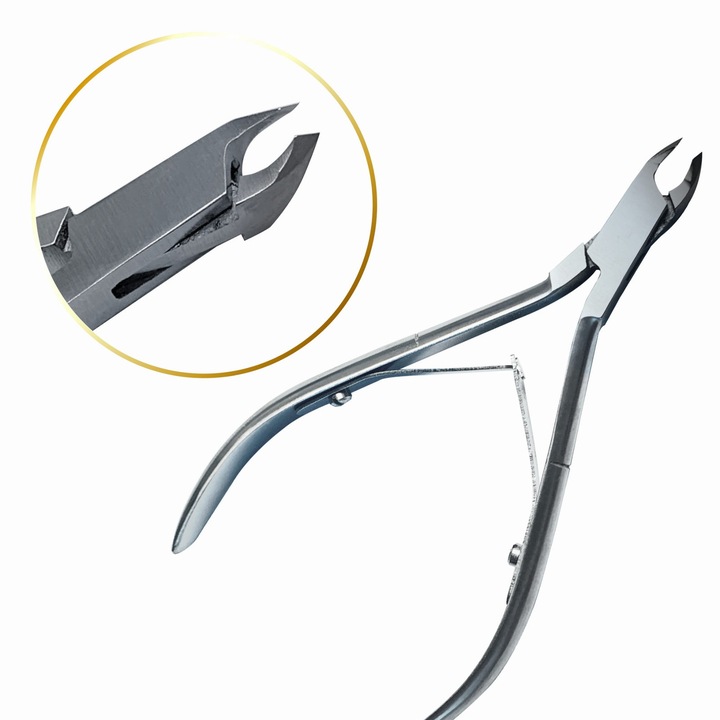 Cleste Profesional 3 mm – Indepartare Precisa a Cuticulelor, Otel Inoxidabil