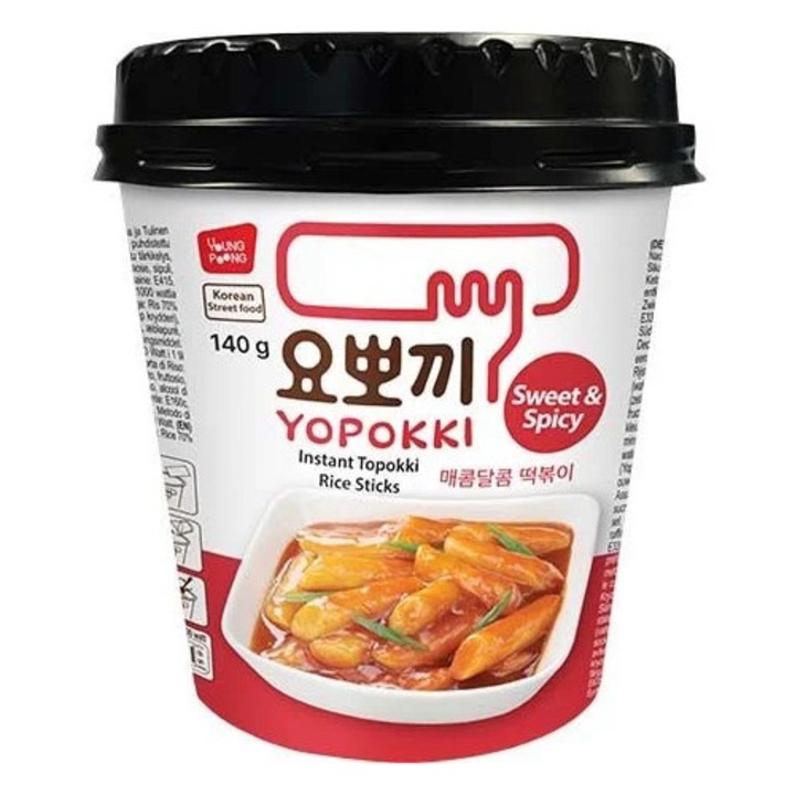 Topokki instant dulce-picant 140 g YOPOKKI