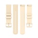 Szilikon szíj Huawei Watch GT2 / GT3 42mm, Samsung Galaxy Watch 4 / 5 / 6 / 7 / FE, Garmin Forerunner 165 / 245 / 55 / 645, Venu / SQ, Vivoactive 3 / 5 / Music, Amazfit Bip, GTR 42mm, GTS 2 / 3 / 4 / Mini modellekhez, BEST ACCESSORIES, 20mm, bézs