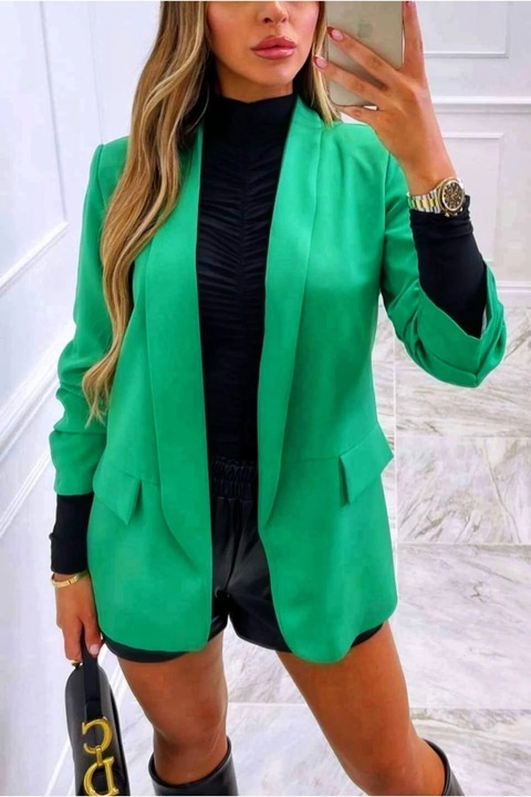 Дамско сако, Andra Rose, зеленdwqfwq, Зелен