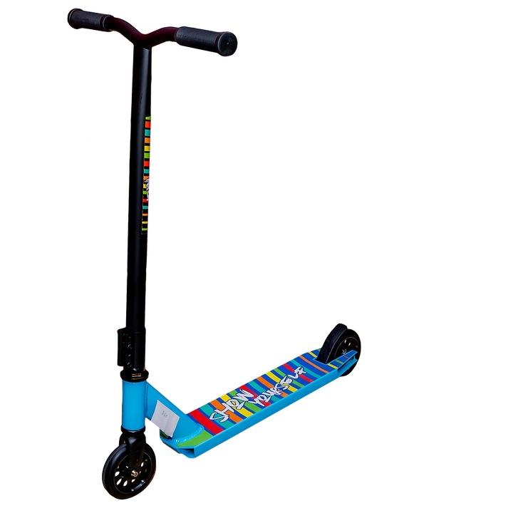 Trotineta Freestyle, Design Grafic, Albastra