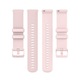 Szilikon szíj, kompatibilis Huawei Watch GT2 / GT3 42mm, Samsung Galaxy Watch 4 / 5 / 6 / 7 / FE, Garmin Forerunner 165 / 245 / 55 / 645, Venu / SQ, Vivoactive 3 / 5 / Music, Amazfit Bip, GTR 42mm, GTS 2 / 3 / 4 / Mini, BEST ACCESSORIES, 20mm, rózsaszín