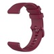 Szilikon szíj Huawei Watch GT2 / GT3 42mm, Samsung Galaxy Watch 4 / 5 / 6 / 7 / FE, Garmin Forerunner 165 / 245 / 55 / 645, Venu / SQ, Vivoactive 3 / 5 / Music, Amazfit Bip, GTR 42mm, GTS 2 / 3 / 4 / Mini, Best Accessories, 20mm, Bordó