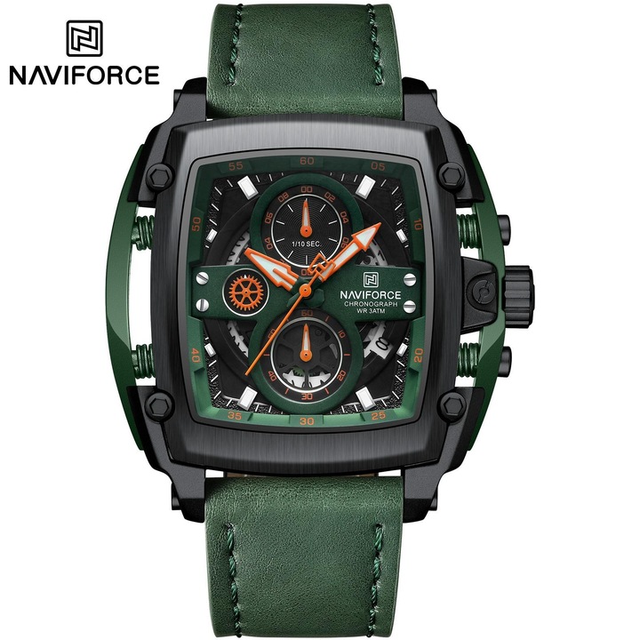 NAVIFORCE TU-38598 óra - zöld / fekete