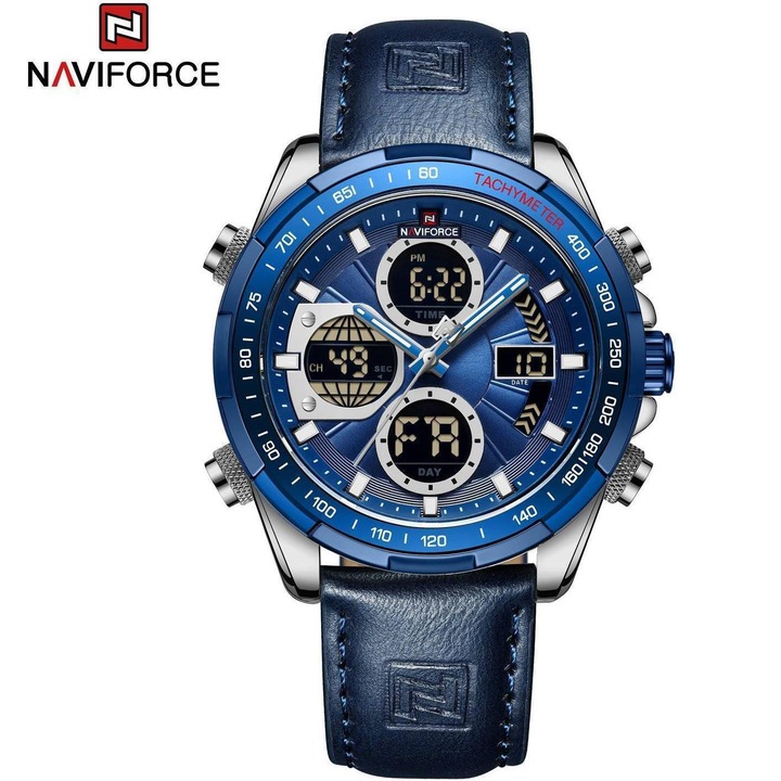 Ceas NAVIFORCE MI-38644 - Albastru / Argintiu