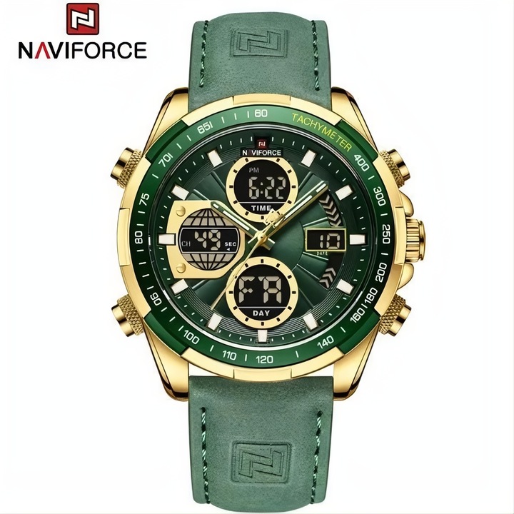 Ceas NAVIFORCE MI-38648 - Verde / Aurie