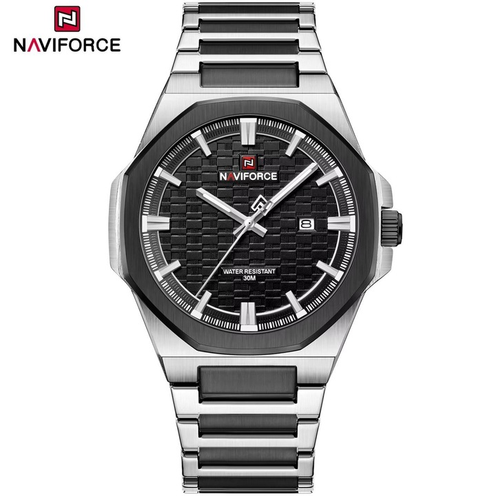 NAVIFORCE ST-38662 karóra - Fekete / Ezüst
