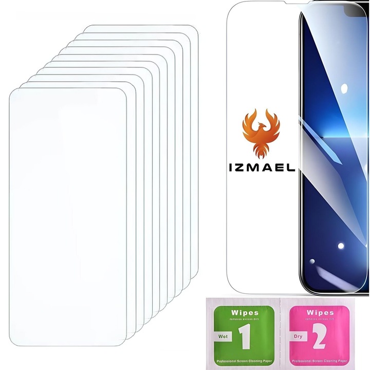 Sticla de protectie premium pentru Nokia 8 Sirocco - 10 buc./Transparent