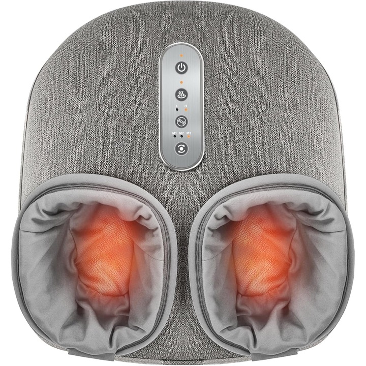 Aparat de Masaj Picioare DAMUR Shiatsu cu Incalzire, Compresie Aeriana, 3 Moduri