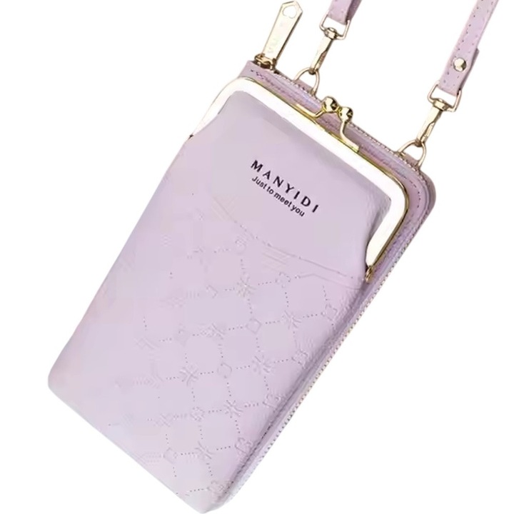 Portofel dama Crossbody UR-35781 - Roz