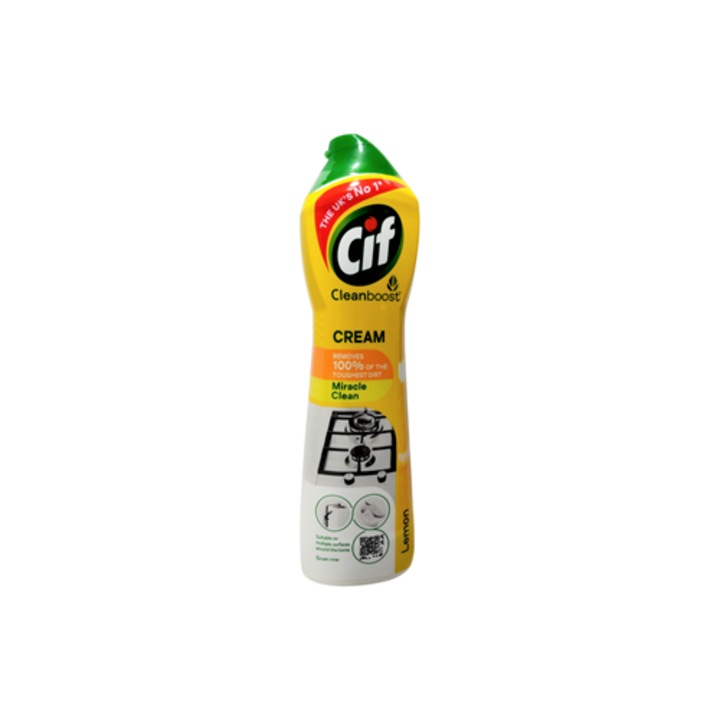 Cremă de curățare Cif, 500ml, lămâie