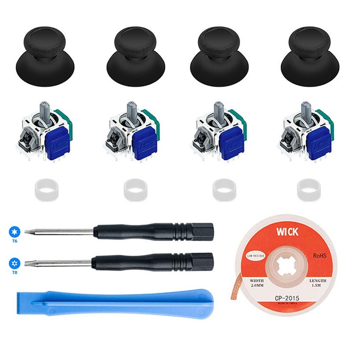 Комплект джойстик TMR за Xbox One/Series S/X, 4 аналогови, 4 Thumbsticks, многоцветен