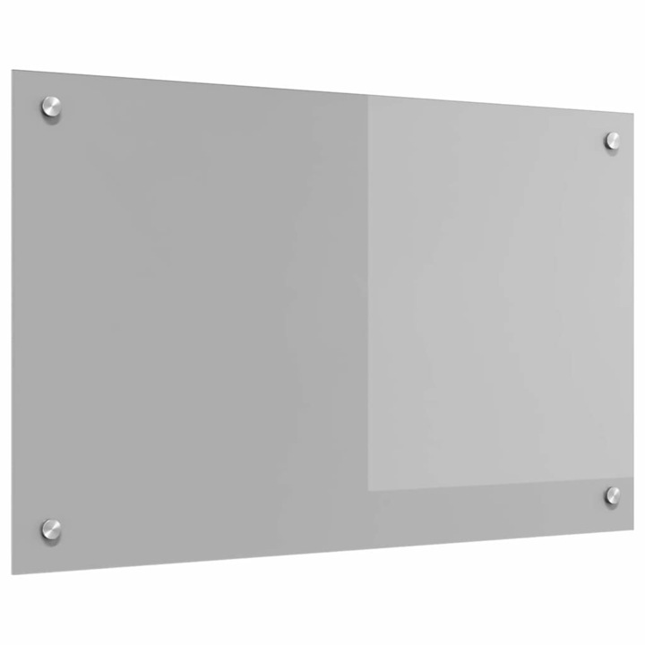 vidaXL Konyhai splashback Világosszürke 80 x 50 cm edzett üveg 42001230