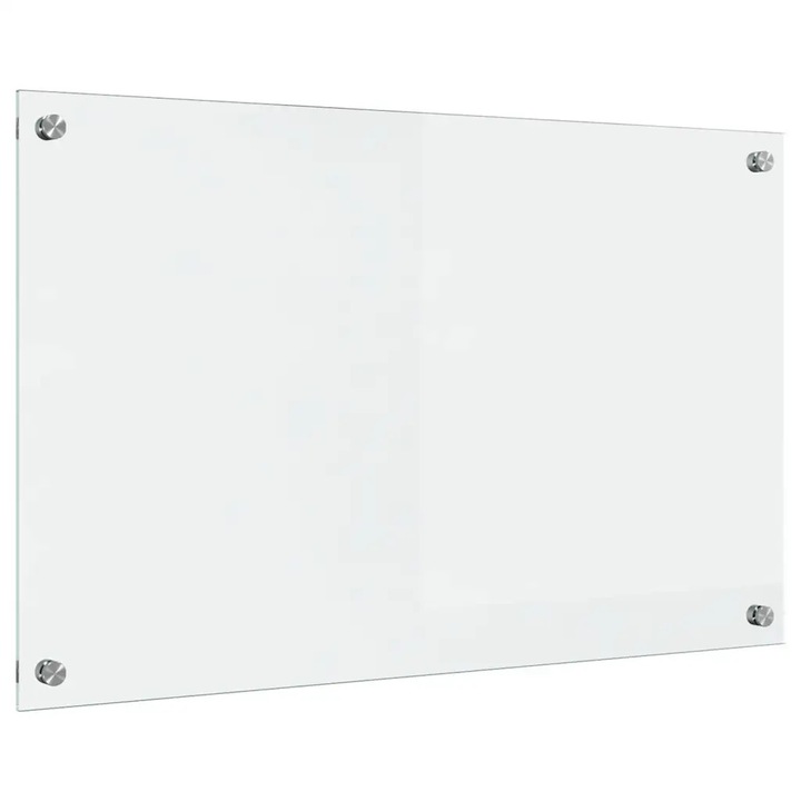 vidaXL Konyhai splashback Átlátszó 80 x 50 cm edzett üveg 42018024