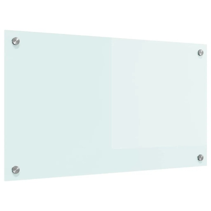 vidaXL Konyhai splashback Fehér 70 x 40 cm edzett üveg 42018008