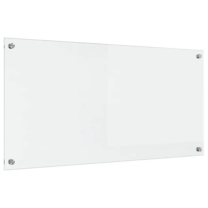vidaXL Konyhai splashback Átlátszó 100 x 50 cm edzett üveg 42018030