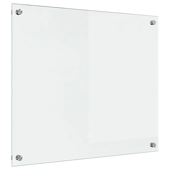 vidaXL Konyhai splashback Átlátszó 70 x 60 cm edzett üveg 42018022