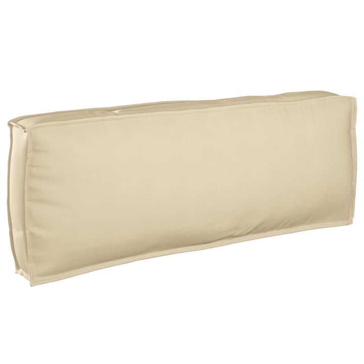 Perna vidaXL, Bej 120 x 40 x 12 cm Material Oxford