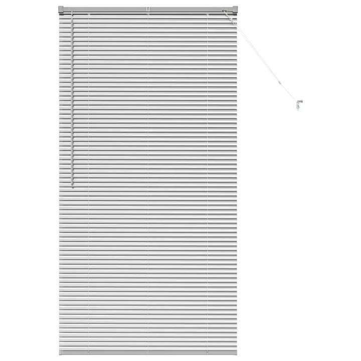 Вертикални щори Сребрист 175 x 95 см Алуминий, vidaXL, 42005921